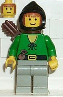 LEGO Minifigure-Dark Forest - Forestman 3 with Quiver-Castle / Dark Forest-CAS008-Creative Brick Builders